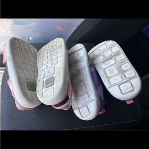 Two pairs Toddler See Kai Run shoes size 8
